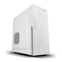 Boîtier ATX standard SAMA entièrement blanc, mini boîtier ITX pour ordinateur de jeu PC