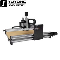 Kit complet de routeur CNC pour bois Black Extrusion 5075 QueenBee Ultra/Pro avec rails linéaires améliorés, machine de travail du bois 4 axes 3D