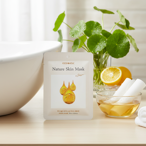 Masque facial hydratant et raffermissant à base de collagène hydrolysé coréen, de vitamine C, d'acide hyaluronique et de plantes, avec Centella, pour tous types de peaux - Product Image 3