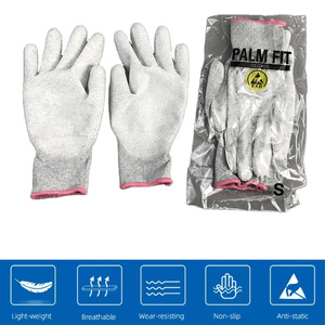 توريد بو المغلفة سلامة غرف التنظيف العمل ESD مكافحة ساكنة قفازات للإلكترونيات - Product Image 6