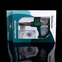 Seringue vétérinaire automatique de type V de 1 ml, injecteur continu, 0,1 ml réglable pour la vaccination des volailles et du bétail