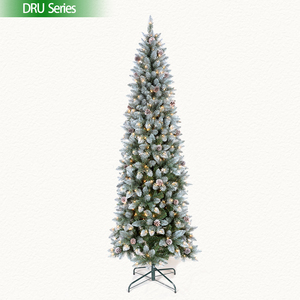 Árbol de Navidad Artificial Ecológico de Alta Calidad, 180 cm, con Luces LED a Pilas, Fabricado con PVC y PE - Product Image 5