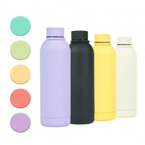 Botella de Agua Deportiva de Acero Inoxidable, Aislada al Vacío, a Prueba de Fugas, con Logotipo Personalizado, Moderna, de 500 ml, con Correa, Venta al Por Mayor - Product Image 5