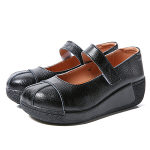 Nouvelle haute qualité bohème glisser chaussures compensées semelle épaisse femmes Mary Jane chaussure sans lacet hauteur augmenter décontracté dame Sneaker <span class=keywords><strong>pas</strong></span> <span class=keywords><strong>cher</strong></span> - Product Image 5