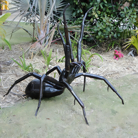 Ornements de parc à thème en plein air, sculpture en métal d'insectes en bronze à vendre