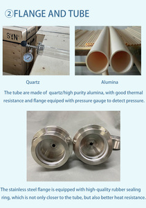 Horno de tubo de alta presión y alta <span class=keywords><strong>temperatura</strong></span> 1600c Lab <span class=keywords><strong>para</strong></span> la síntesis de cerámica piezoeléctrica y supereléctrico Ferro - Product Image 3