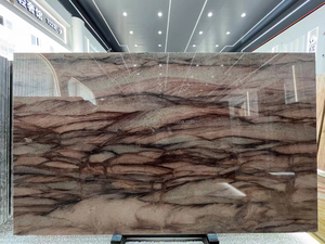 Azulejos de piedra de cuarcita de Colinas rojas de Brasil Natural pulido, losas modernas para encimeras de cocina, Granito de Oasis de mar salvaje Interior - Product Image 3