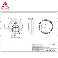 SiAECOSYS Produk Terbaru Layar TFT 3.6 inci SCJ3622-A Speedometer CAN BUS dan Protokol One-Lin untuk Sepeda Motor Listrik