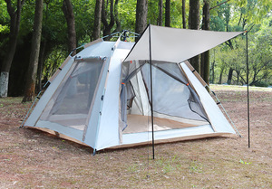 Tienda de campaña inflable grande de lujo para 4-6 personas, para la familia compra automática, impermeable, grande, para exteriores, a la venta - Product Image 2