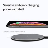 10W 15W chargeur sans fil Pad lumière LED chargeur sans fil à charge rapide pour Iphone chargeur sans fil OEM
