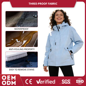 Jaket Pria Tahan Air Berkerudung untuk Olahraga Luar Ruangan, Jaket Tahan Cuaca untuk Ski Gunung, Dapat Dikustomisasi - Product Image 3