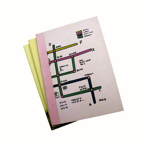 Practical Lay Flat Thread Bound <b>Notebook</b> <b>Set</b> Sewn Binding Daily Planner A5 24 Sheets for Basic Note Taking - Product Image 1