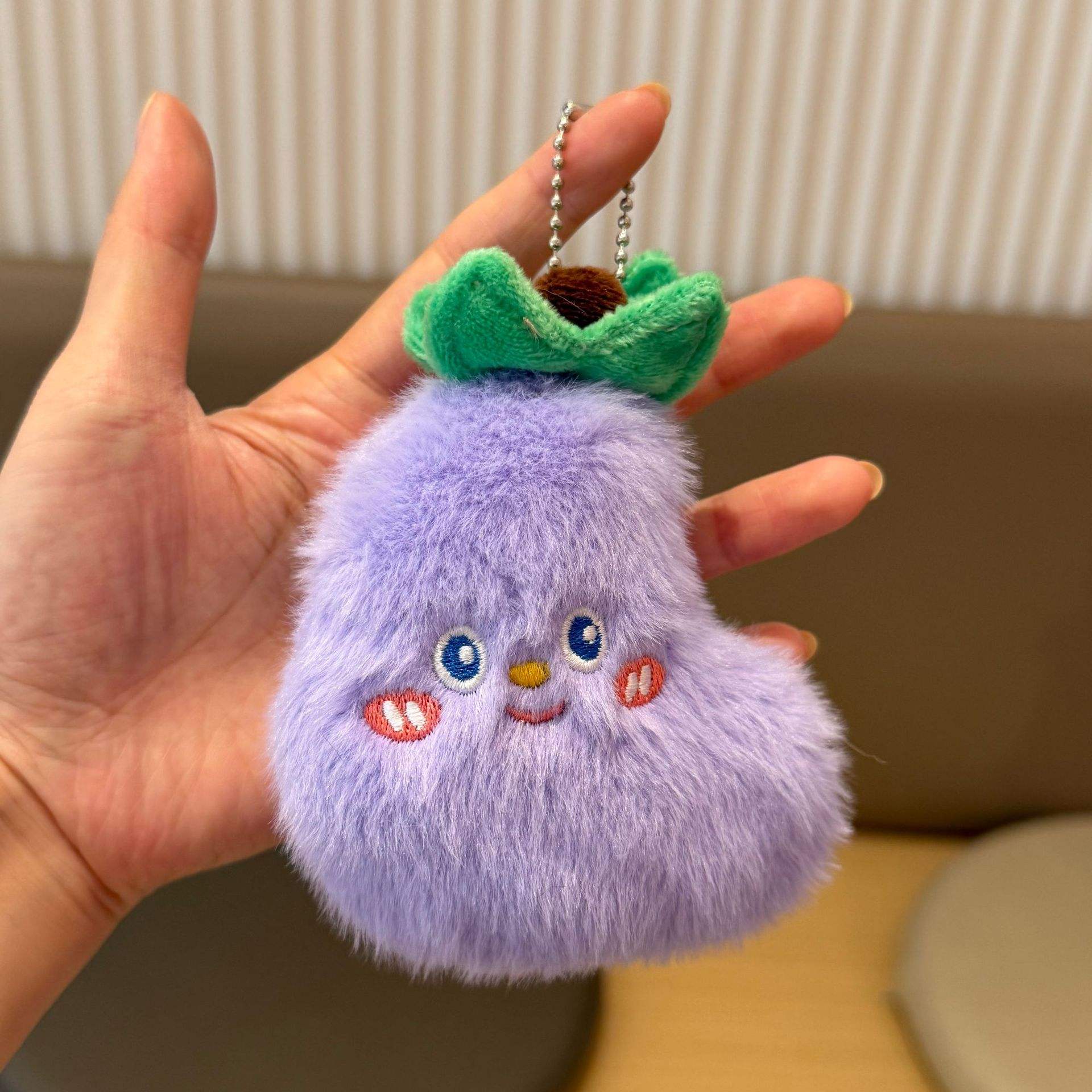 Mink velvet eggplant 14cm-random colors