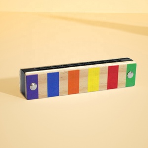 Armónica de Madera para Niños, Mini Armónica <span class=keywords><strong>Musical</strong></span>, Varios Estilos, Diseño de Dibujos Animados, Venta Caliente de Fábrica, Juguetes de Madera al por Mayor de 13 cm - Product Image 2