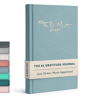 Agenda de Tapa Dura con Espiral A5, Planificador de Vida, Diario para Niñas y Niños, Cuaderno Diario, Regalo de Gratitud y Éxito, 80 Hojas