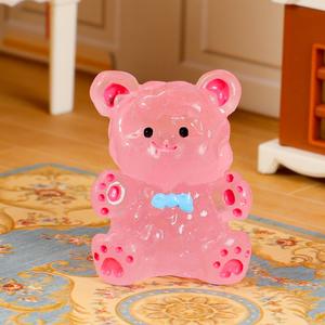 Ours bouffant lumineux créatif en résine ornements de bureau pour bricolage accessoires de Noël d'intérieur chaussures <span class=keywords><strong>Croc</strong></span> Design innovant - Product Image 6