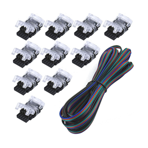 Connecteurs de bande lumineuse LED à extrémité unique 3528 2835 5050 8 mm 10 mm - Product Image 1