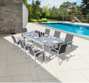 KT Commerciale <span class=keywords><strong>tavolo</strong></span> <span class=keywords><strong>da</strong></span> giardino <span class=keywords><strong>in</strong></span> <span class=keywords><strong>alluminio</strong></span> per esterni <span class=keywords><strong>da</strong></span> <span class=keywords><strong>tavolo</strong></span> estendere per la piattaforma hotel - Product Image 2