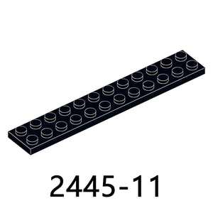 Ladrillos de Construcción N.° 2445, 100 g/bolsa, Placa 2 <span class=keywords><strong>x</strong></span> 12, Ladrillos para Figuras, Compatibles con las Principales Marcas de <span class=keywords><strong>Juguetes</strong></span> de Plástico - Product Image 5