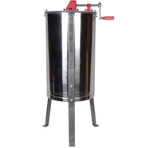 2 frame Manual reversible radial bee honey processing machine extraction spinner used honey extractor for sale