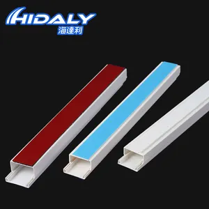 decorative adhesive plastic cable duct 25x25mm for electric wire