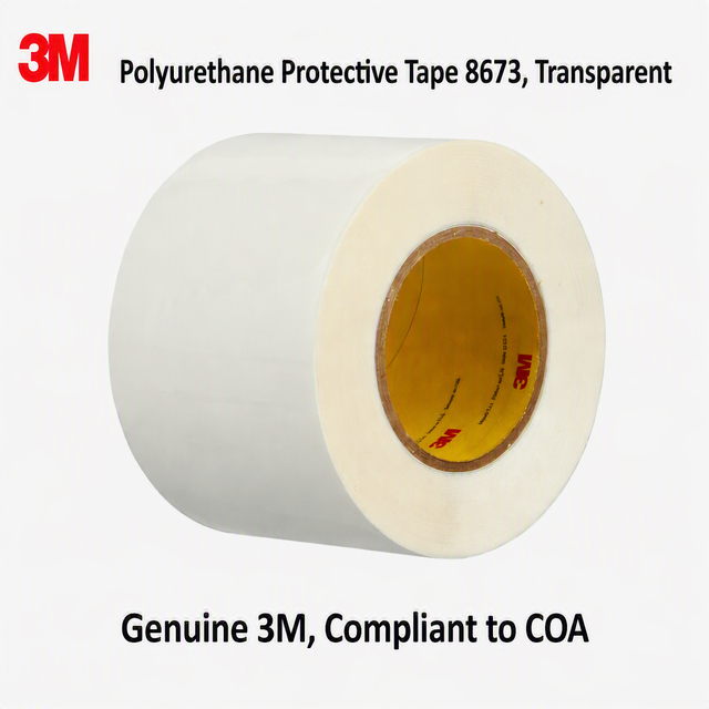 3M 8673 Transparent Polyurethane Tape for Aircraft Helicopter Rotor Blade 0.36mm Thickness