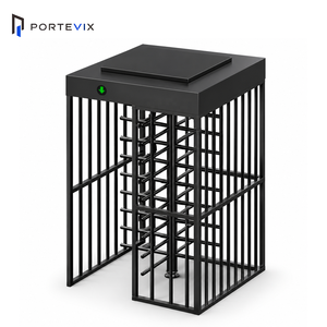 Control de Acceso a Puertas, Seguridad, Torniquete de Altura Completa con Doble Canal RFID QR, Anti-Embestida de Cola, Protección IP54, Motor sin Escobillas - Product Image 2