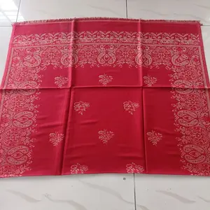 Acrylic heavy embroidery very fine quality Shawls