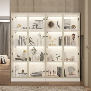 कारखाने प्रत्यक्ष टेम्पर्ड ग्लास नेतृत्व क्यूरियो कैबिनेट 2-डोर डिस्प्ले पर्यावरण के अनुकूल उच्च गुणवत्ता वाले लिविंग रूम का उपयोग प्रदर्शित करता है - Product Image 2