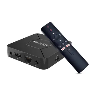 Android 10.0 quad-core 100mbps lan 4k ddr3, receptor de satélite 2g 8g 4k com caixa android com iptv, preço no atacado