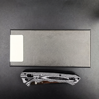 Couteau pliant EDC en acier S30V avec manche en G10, couteau de poche pour le camping en plein air, la survie et les situations tactiques