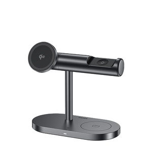 Qi2 3-in-1 Không Dây Sạc Từ Kim Loại Dọc Đứng Di Động Điện Thoại Không Dây Sạc Dock Trạm Điện Thoại + Tai Nghe + Đồng Hồ - Product Image 2