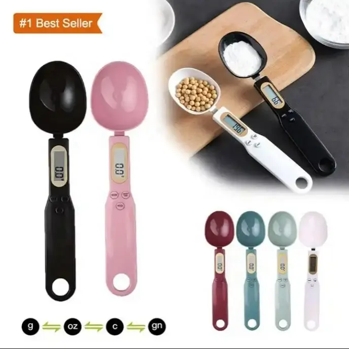 Home Use Kitchen Scale 500g 0.1g Electronic Gram Weight Electric LCD Display Cooking Food Weight Measuring Digital Spoon Scale