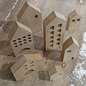 Décoration de maison en MDF en bois à peindre soi-même pour Noël, cadeau de décoration intérieure - Product Image 3