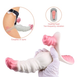 10 Modes <b>Remote</b>-<b>controlled</b> <b>Vibrator</b> Heating Head A-spot Stimulate Silicone <b>Vibrator</b> Girl Masturbator Lesbian Sex Toys Wholesale - Product Image 1