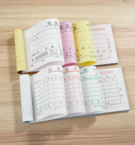 Kunden spezifisch bedrucktes Carbon less Sales Receipt Book <span class=keywords><strong>2</strong></span>/3-lagig für Logistik-und Liefer papier-und Papp druck produkte - Product Image 4