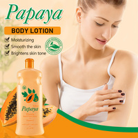 Papaye naturelle hydrate le corps, prévient la peau sèche, nourrit et adoucit la peau, soin hydratant grande capacité 600ml