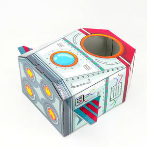 Mode spécial avion taille personnalisé luxe grand <span class=keywords><strong>carton</strong></span> papier enfants <span class=keywords><strong>fusée</strong></span> jouet boîte d'emballage cadeau avec logo - Product Image 3