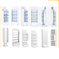 Prix d'Usine Rayonnages de Présentation au Détail Personnalisés en Acrylique et PVC, et Rayonnages de Stockage en Carton