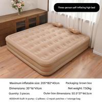 Lit autogonflant, tapis de sol pour personne paresseuse, matelas gonflable de tente d'extérieur, matelas pneumatique domestique, lit pliant, chambre moderne