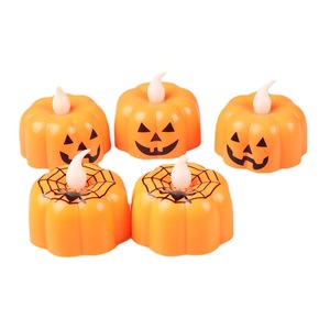 ハロウィンランタンバー装飾LED発光キャンドルランタンゴーストフェスティバル製品パンプキンランタンハロウィンヘッドウェア - Product Image 5