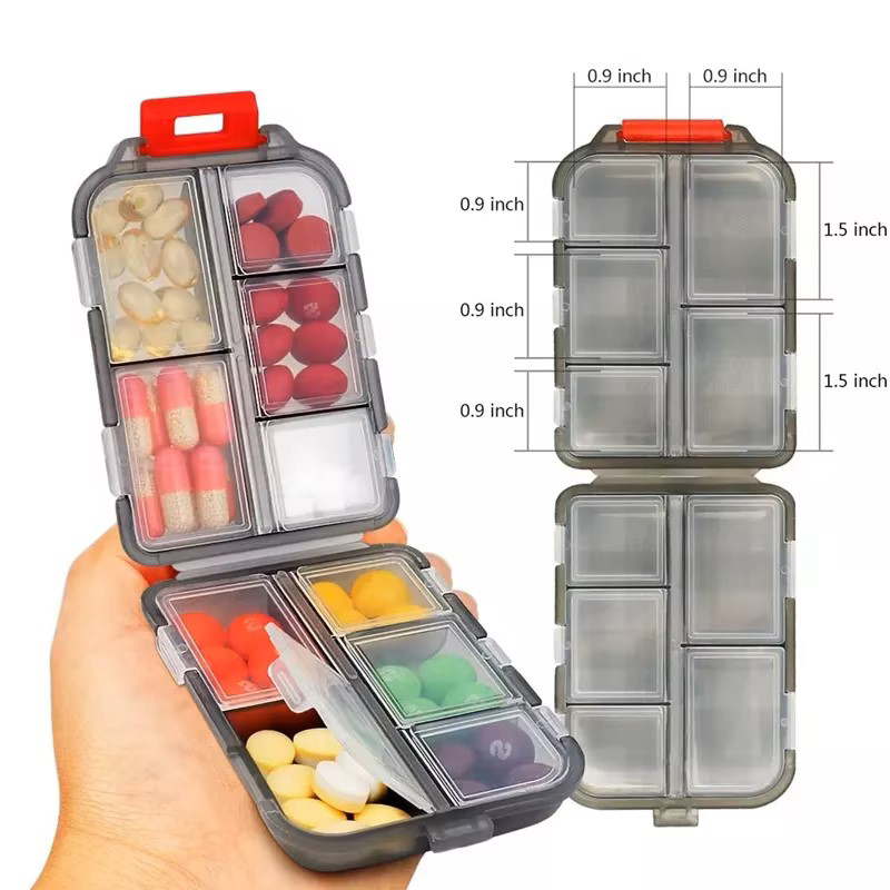 Custom Portable Plastic Pill Organizer Durable