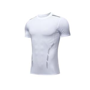 Abbigliamento Sportivo Aderente per Uomo, Elasticizzato, Traspirante, ad Asciugatura Rapida, Maniche Corte per Allenamento Fitness - Product Image 3