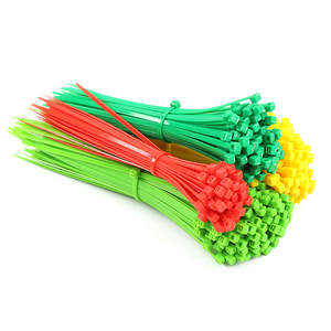 Attaches-câbles autobloquantes multicolores, attaches-câbles en plastique colorées pour le regroupement <span class=keywords><strong>de</strong></span> câbles et la classification et le marquage des circuits - Product Image 1
