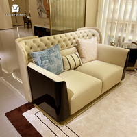 Meubles de villa de luxe, ensemble de canapés sur mesure pour le Moyen-Orient, 1+2+3, fabriqué à Foshan, Chine, fabricant de canapés de luxe OEM ODM