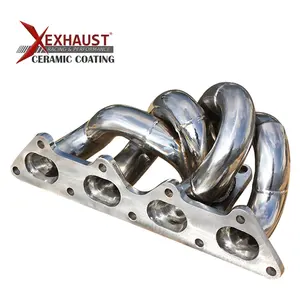 Ceramic coating exhaust pipes exhaust manifold exhaust headers for mitsubishi eclipse dsm 1G