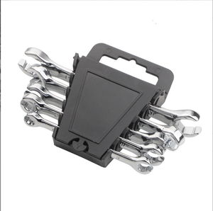 6-Piece Dual-Purpose Carbon Steel Ratchet Ring Wrench <b>Set</b> OEM Auto <b>Hand</b>-Power <b>Tool</b> Hex Soft Case 1/2 Drive 6-piece <b>Set</b> 6-piece S - Product Image 1