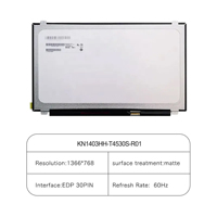 Écran d'ordinateur portable de 14 pouces HD 1366*768 RGB EDP Slim 30 broches, panneau d'affichage LCD, neuf et d'origine, remplacement d'écran d'ordinateur portable