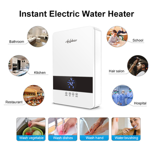 Chauffe-eau électrique instantané intelligent thermostatique 6 kW Anlabeier 220V, chauffe-eau rapide pour la maison et la cuisine - Product Image 6