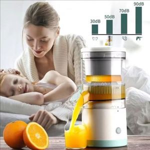 เครื่องคั้นน้ำส้มไร้สาย 45W แบบพกพา ชาร์จไฟผ่าน USB สำหรับใช้ในบ้าน คั้นน้ำผลไม้ช้าๆ - Product Image 2